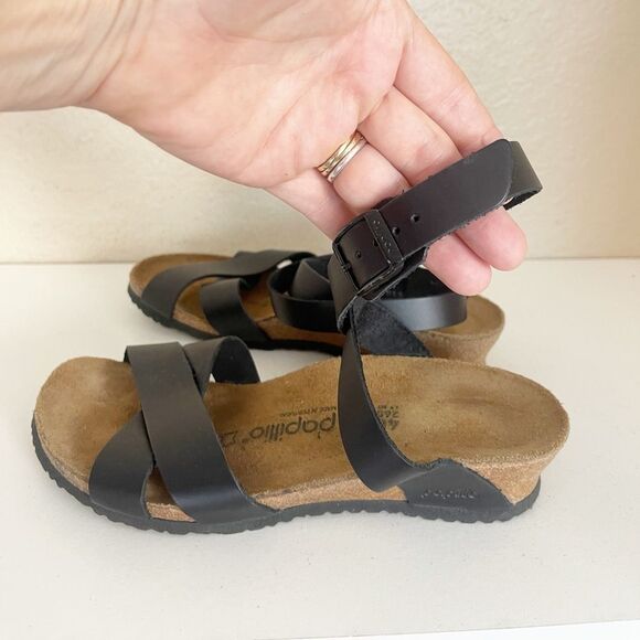 Birkenstock Papillio Lola Black Natural Leather 9/40. - Picture 4 of 13